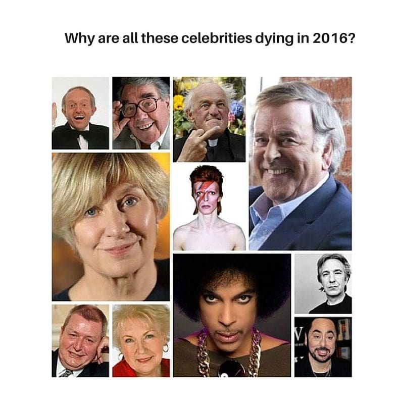 Why are all these celebrities dying in 2016?